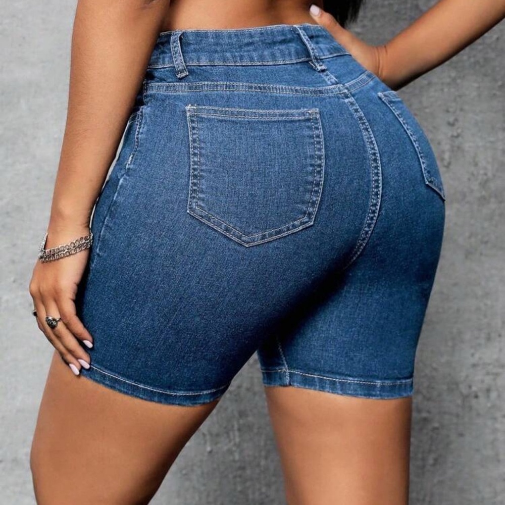 Stylish Blue Denim Shorts